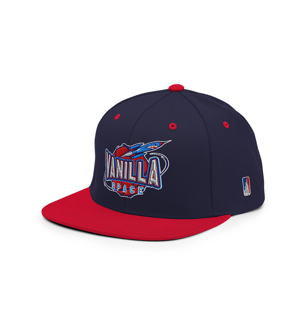 BLAST LOGO SNAPBACK (NAVY/RED) - Image 3