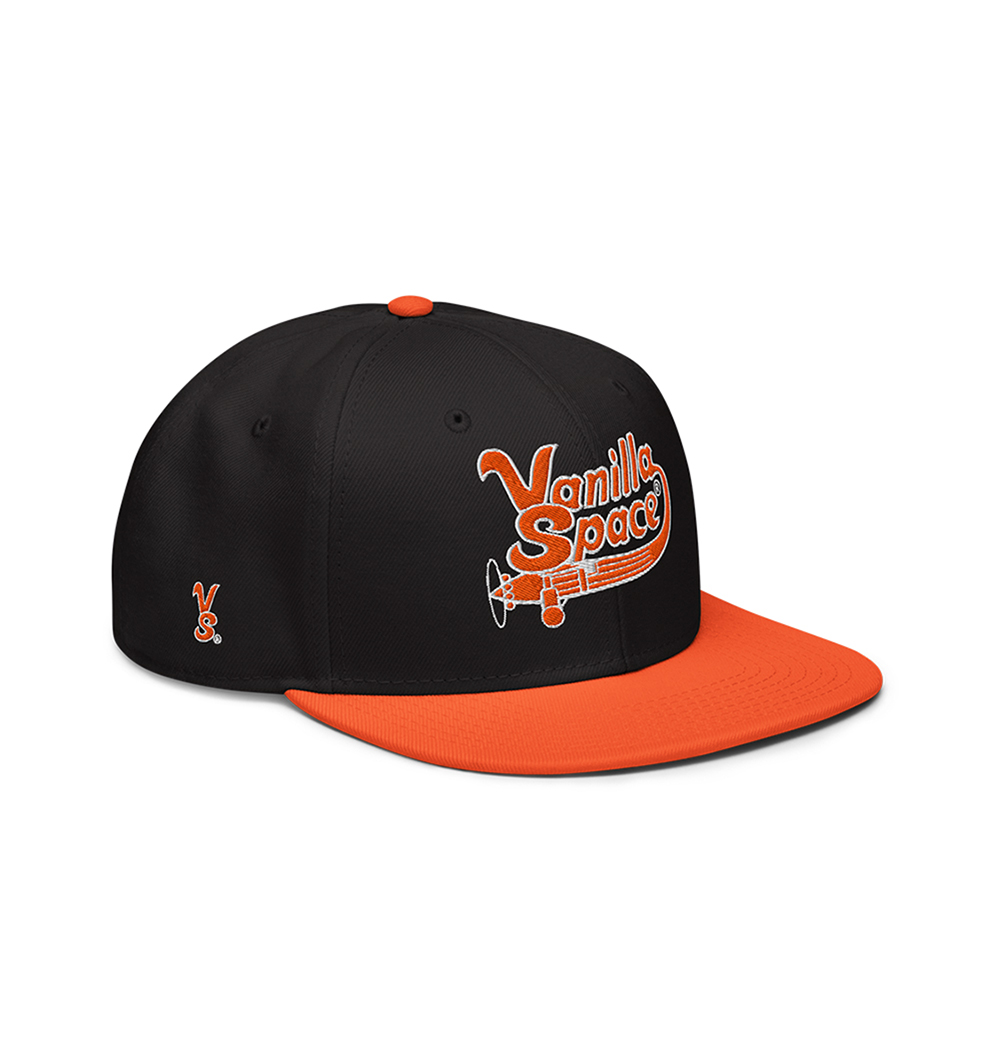 PLANE LOGO SNAPBACK (BLACK/ORANGE) - Image 4