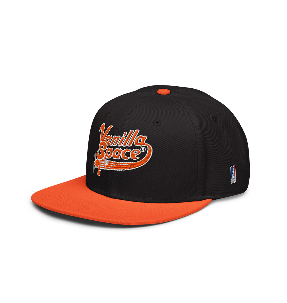 PLANE LOGO SNAPBACK (BLACK/ORANGE) - Image 3