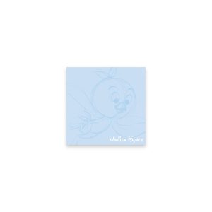 BIRD SKETCH POST-IT NOTES (BLUE)