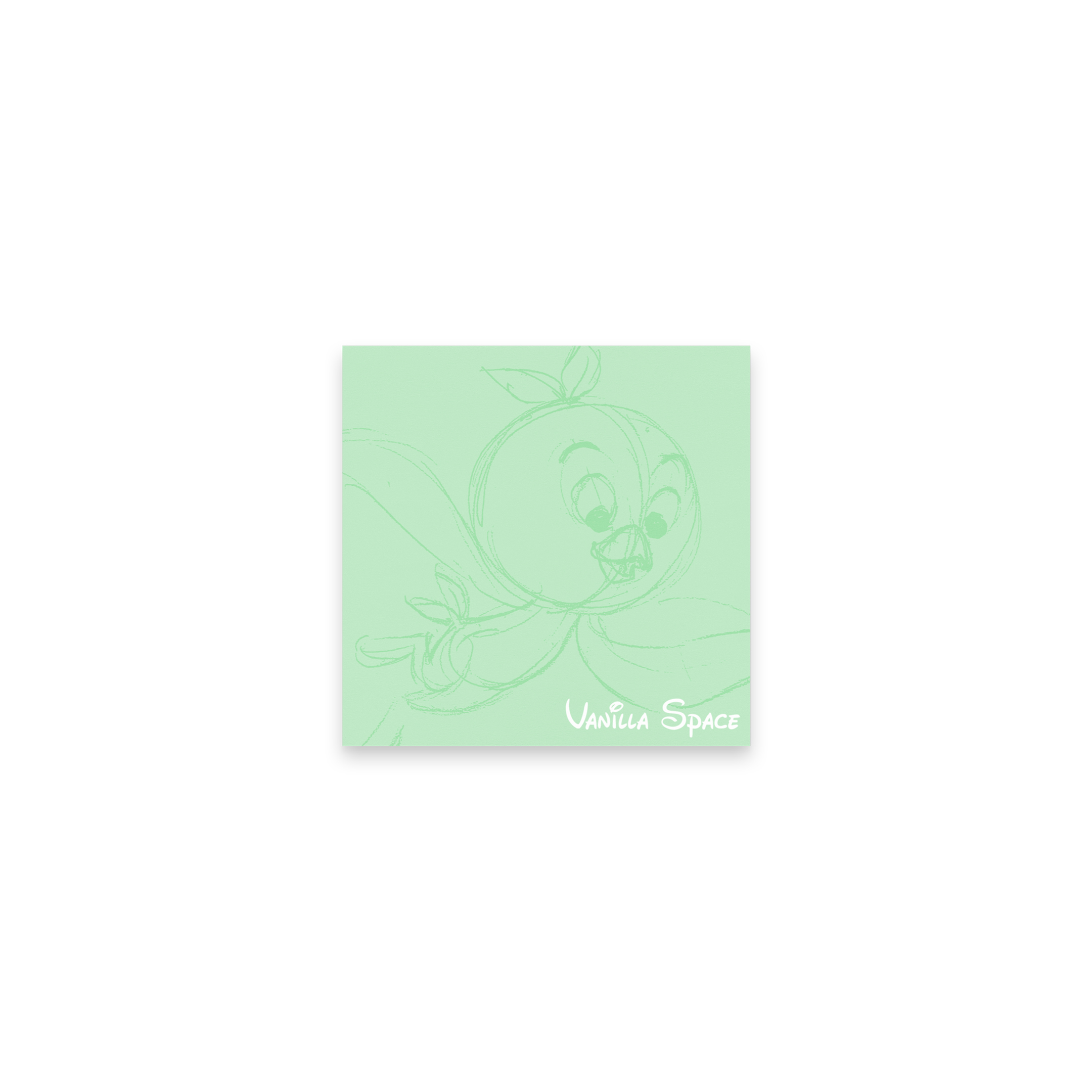 BIRD SKETCH POST-IT NOTES (GREEN)