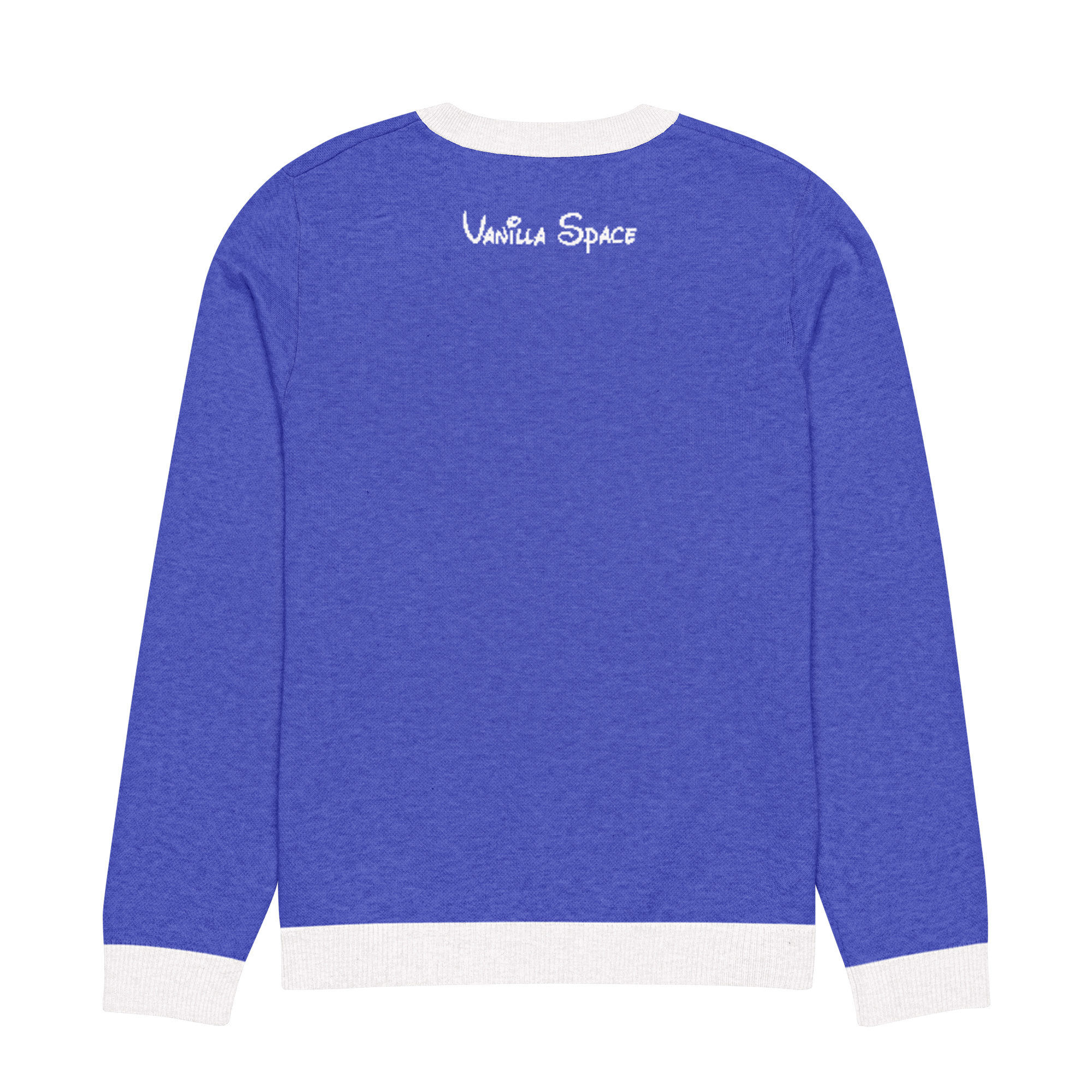 HAPPY BOAT KNIT SWEATER (ROYAL/WHITE) - Image 2