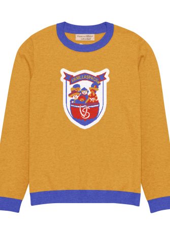 HAPPY BOAT KNIT SWEATER (YELLOW/ROYAL)