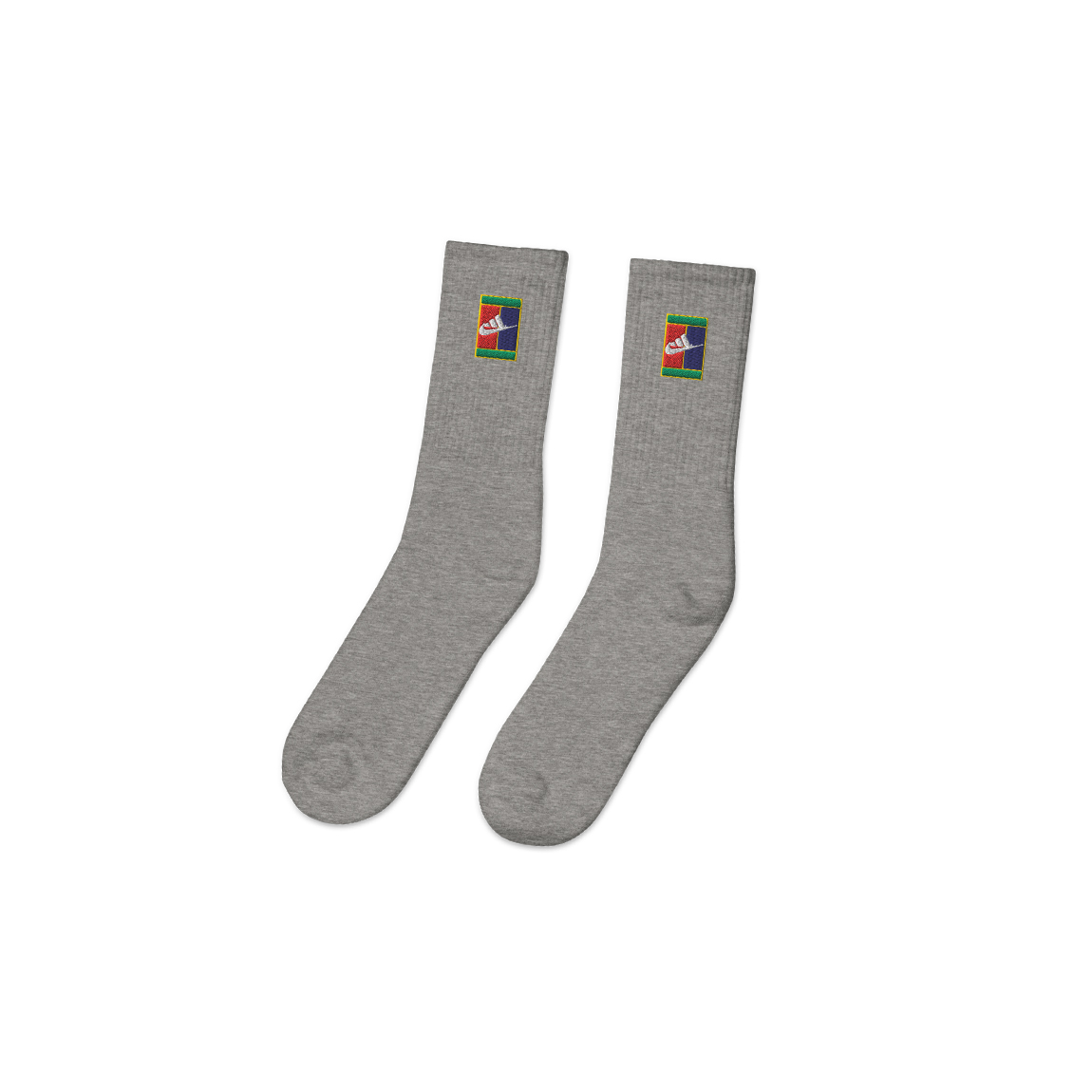 NIDAS COURT SOCKS (GREY)