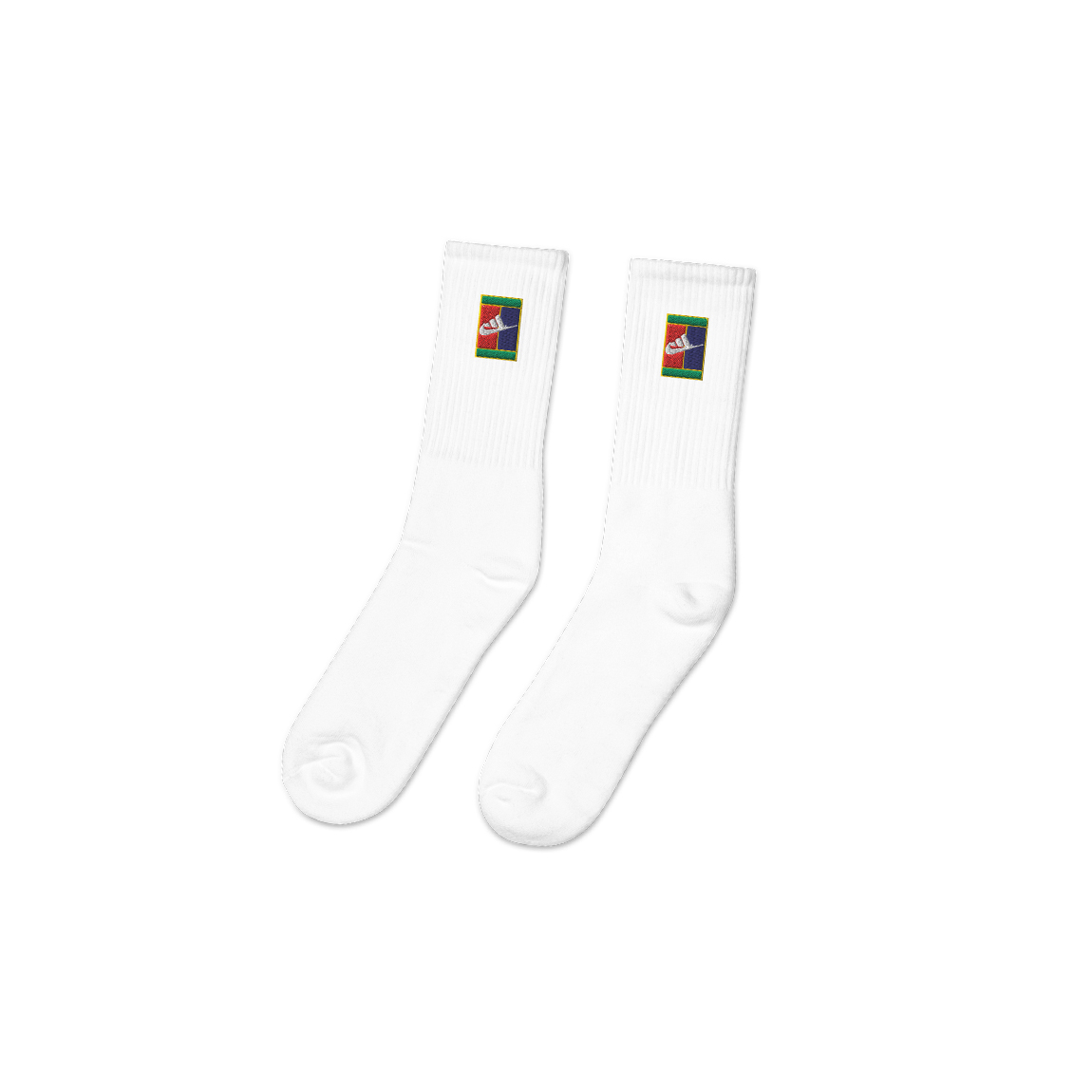 NIDAS COURT SOCKS (WHITE)