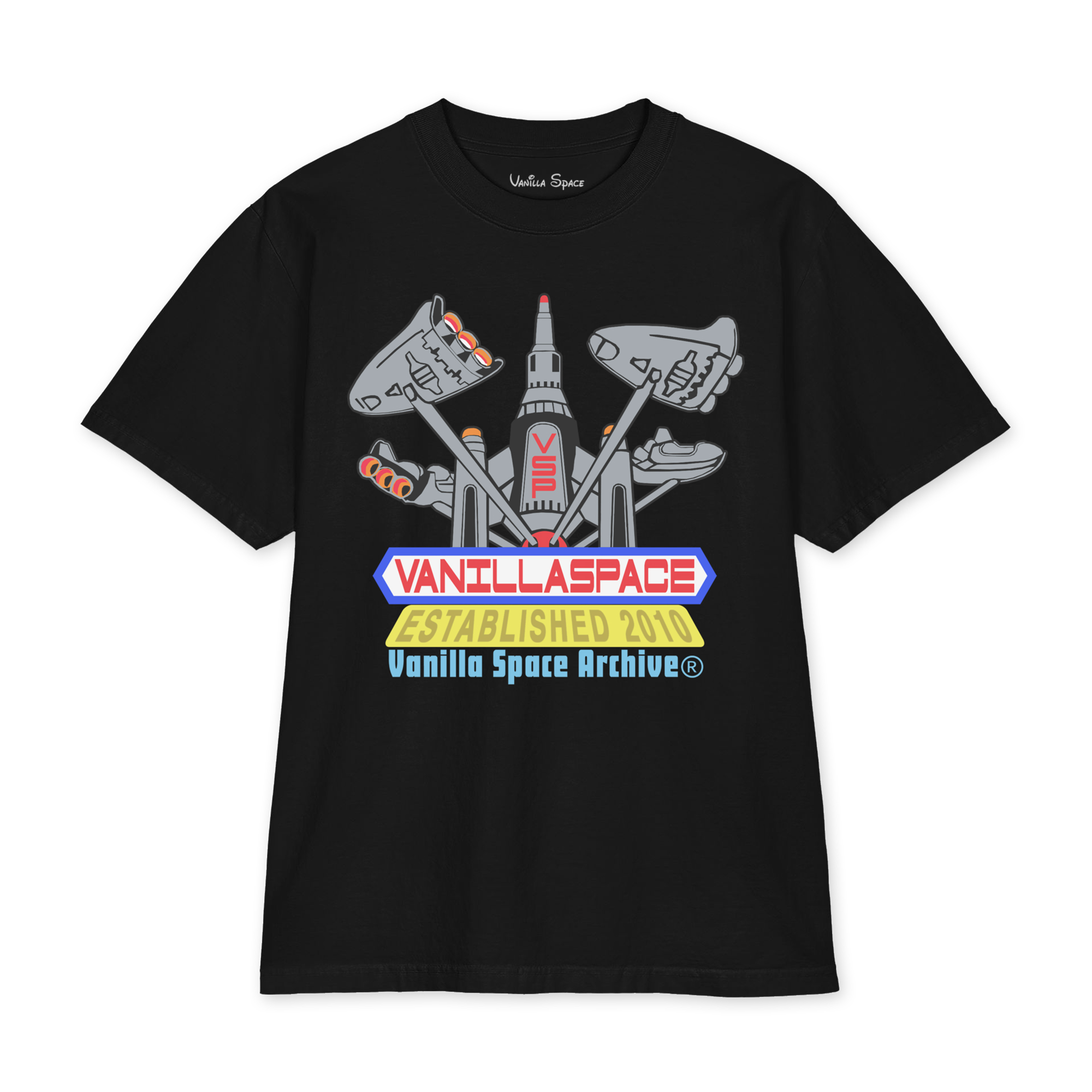 SPACEJETS TEE (BLACK)