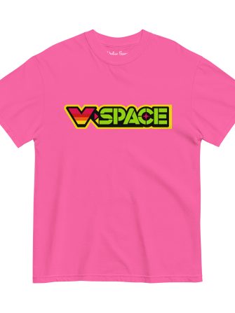 V-SPACE LOGO TEE (NEON PINK)